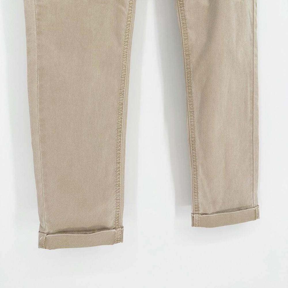 Paige Christy Chino Jogger Pants Drawstring in Faded Beige Wash Women's 25 - Picture 4 of 8